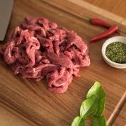 Grass Fed (Halal) Angus Beef Premium Stir-Fry, 500g, price/pack, frozen