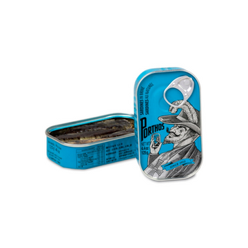 Porthos Canned Sardines in Brine, 125g