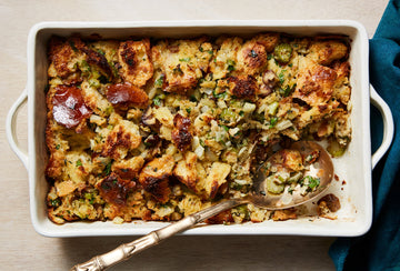 Chestnut Stuffing (Cooked), 600g, frozen