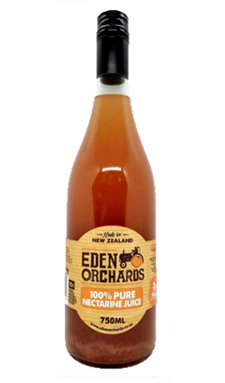 100% Pure Nectarine Juice, 750ml (glass) - Eden Orchards