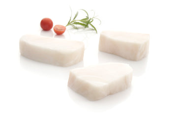 Wild Silver/White Cod (Chilean Seabass/Patagonia Toothfish) Fillets, skinless, boneless, (150g/portion), frozen
