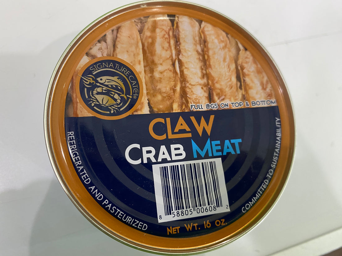 Fresh Pasteurised Wild Caught Crab Claw Meat, 454g