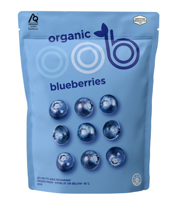 OOB, Organic Blueberries, 450g, frozen