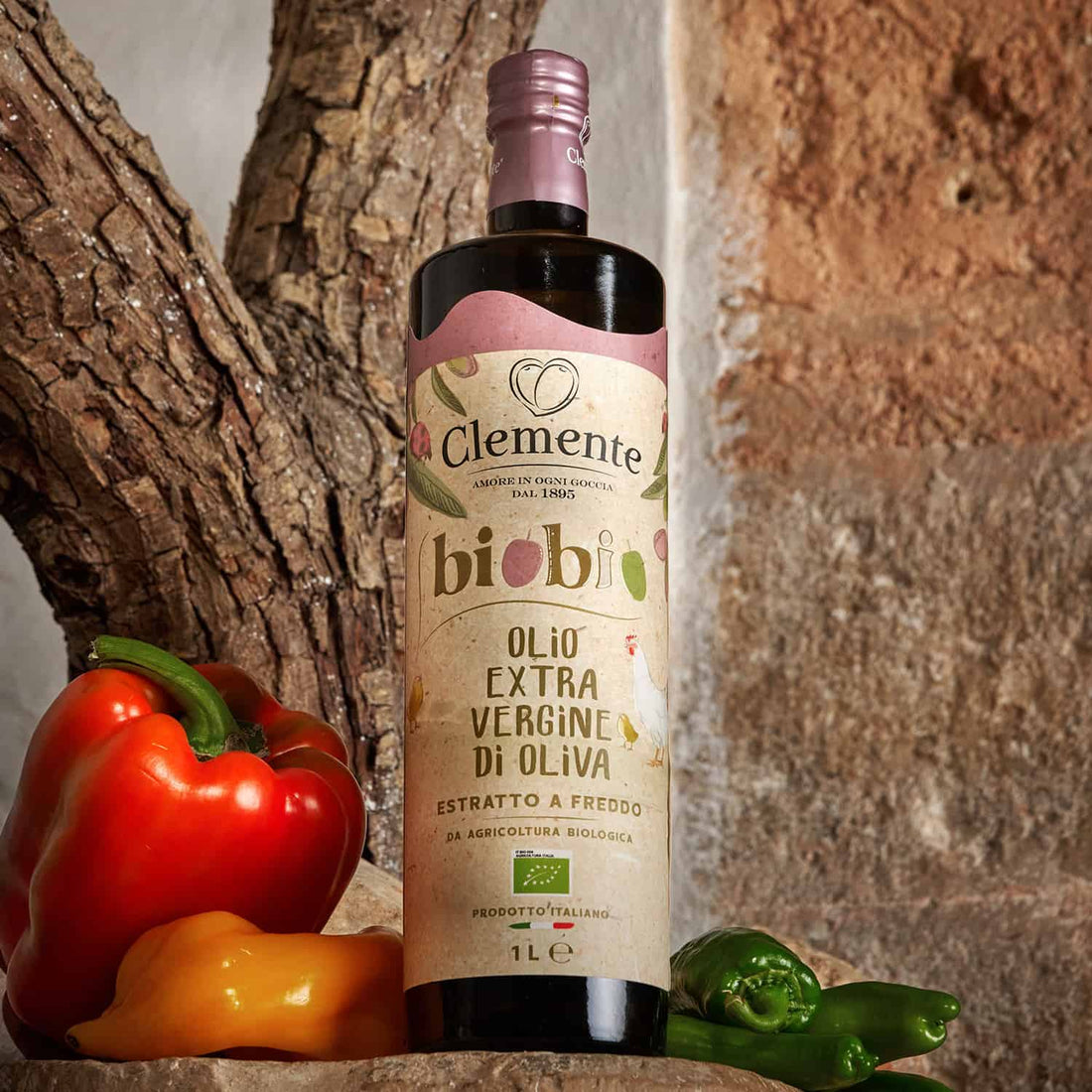 Organic Extra Virgin Olive Oil (Biobio by Clemente, Italy), 1 litre (2024)