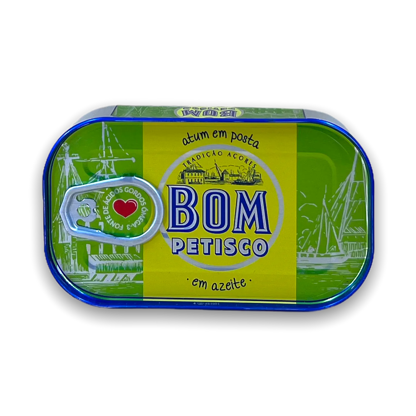 Bom Petisco Canned Solid Tuna in Olive Oil, 120g
