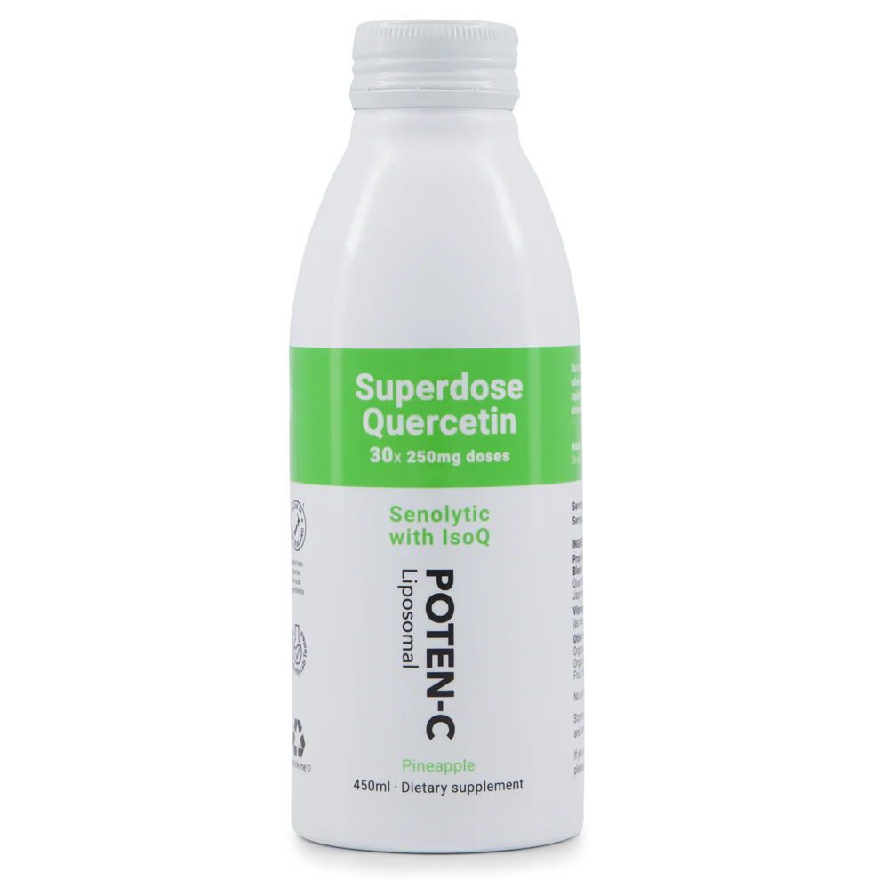 Superdose Liposomal Quercetin (250mg/450ml), Pineapple - 30x Doses