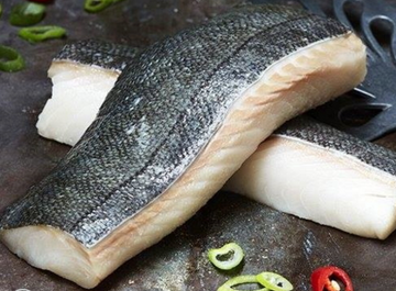 170-190g Wild Black Cod fillet (Sablefish), skin on, boneless, belly off, frozen