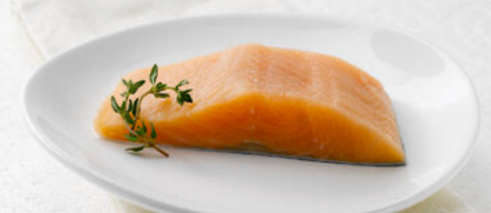 Wild Alaskan (Pink/Humpy) Salmon Fillet Portion, skin on, boneless, 140g, price/portion, frozen