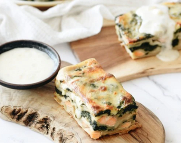 Salmon Lasagna (Halal), 220g, frozen