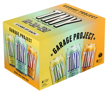 Tiny But Mighty Mixed Six Pack - New Zealand Craft Beer (Non-Alcoholic), 6 x 330ml