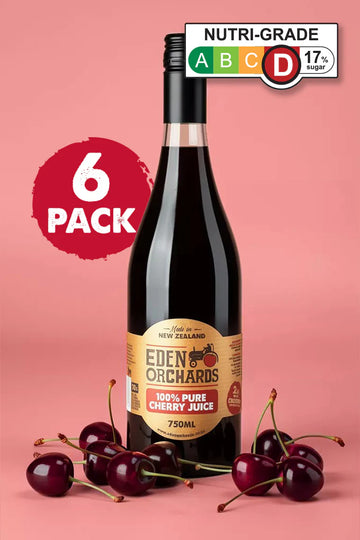 6 Bottles (value pack) 100% Pure Cherry Juice, 750ml (glass) - Eden Orchards, price/6 bottles