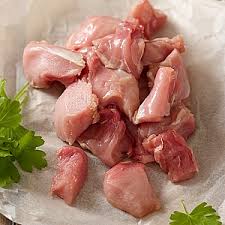 Cubed Rabbit Meat Rabbit Diced, 500g, frozen ($55/kg)