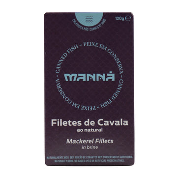 Manna Mackerel (Cavala/Saba) Fillets in Olive Oil, 120g