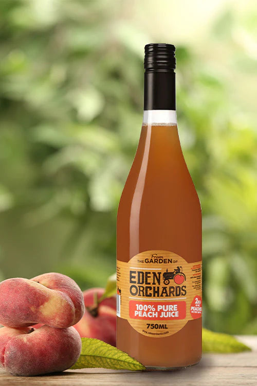 100% Pure Nectarine Juice, 750ml (glass) - Eden Orchards