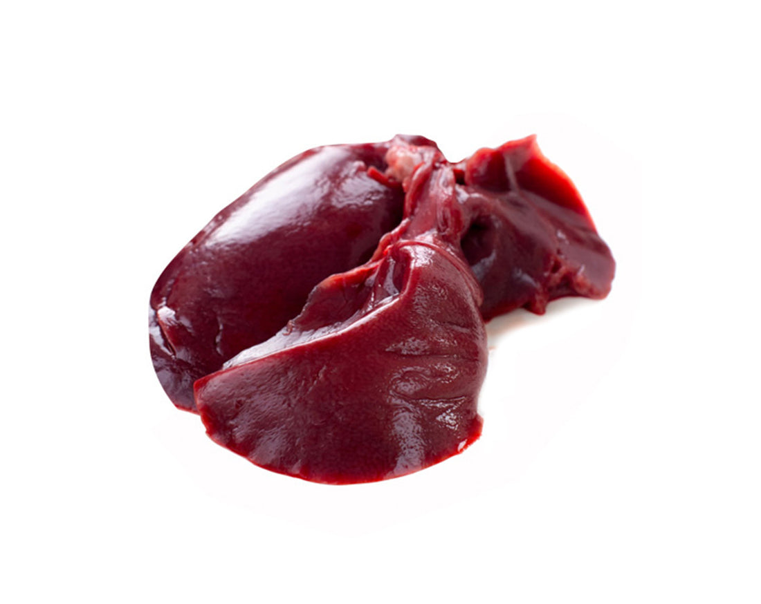 Frozen Rabbit Liver 500g, rich in high-quality protein and vitamin A, ideal for dog food or nutritious pet meals in the dog supplies category.
