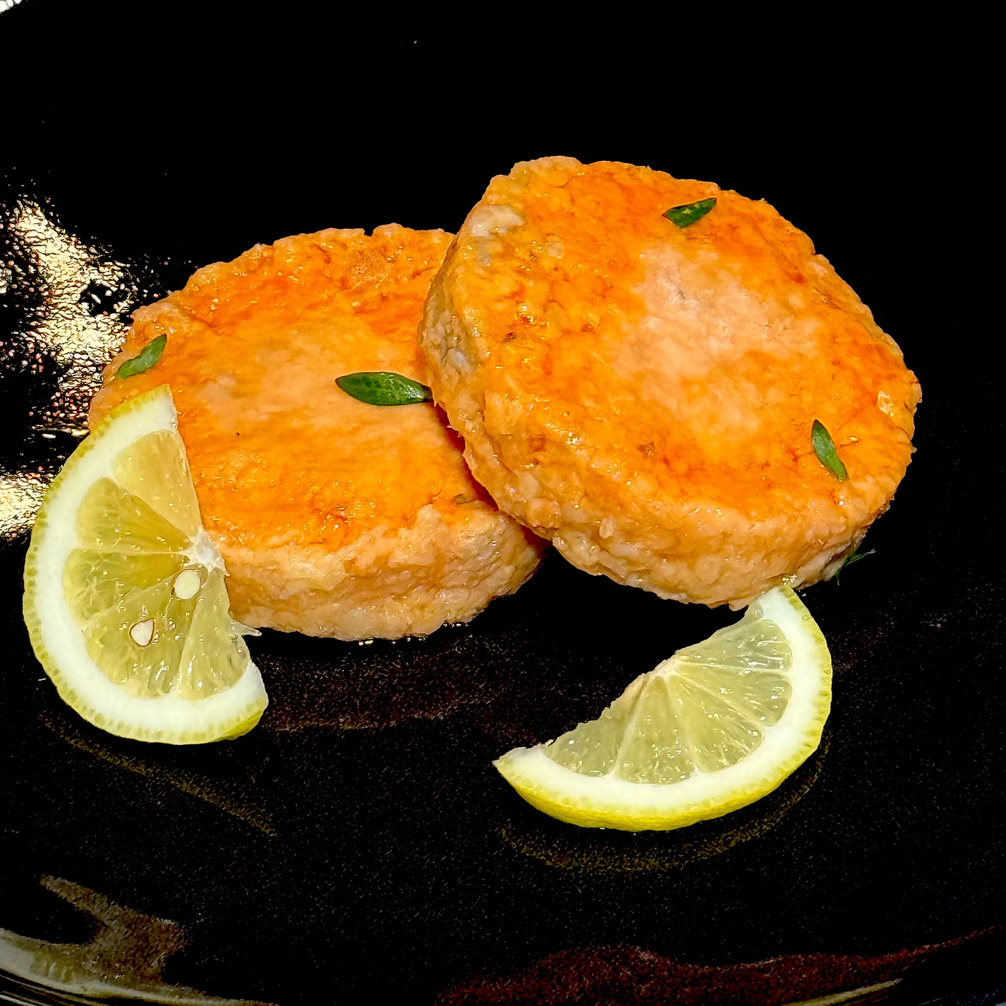 Salmon Burger Patties, 2 pce/pack, 200g (total), price/pack, frozen