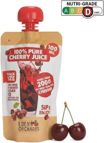 Pure Cherry Juice Sachets, 100ml - Eden Orchards