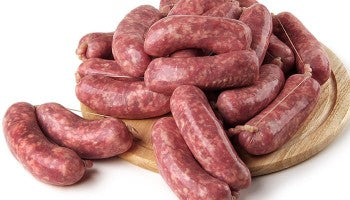 Organic Angus Beef Merlot & Cracked Pepper Sausage (Gluten Free), 500-550g, frozen