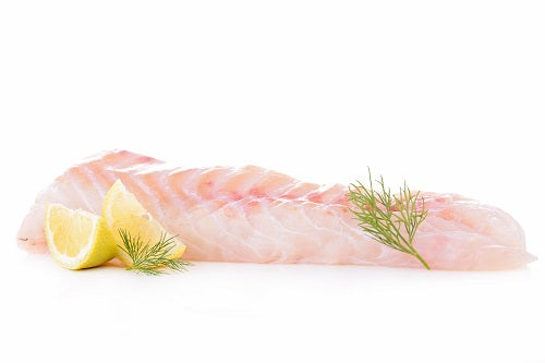 Fresh Wild Ling Cod Fillet (New Zealand), boneless, skinless, 500-550g, price/pack
