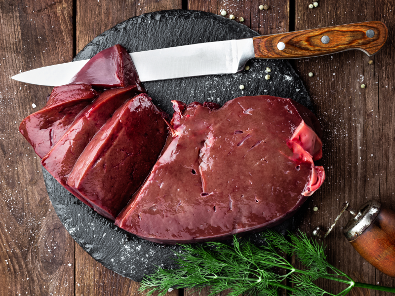 Grass Fed Beef Liver (Halal), 1-1.1kg/pack, frozen ($25/kg)