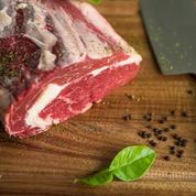 Grass Fed (Halal) Angus Beef Ribeye Boneless Roast (Scotch/Prime Rib), price/roast, frozen ($79/kg)