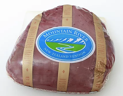 3 packs (value pack) Chilled Grass Fed Venison (Red Deer) Rump ($97/kg), boneless, 430-450g, price/3 pack (1320g)