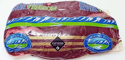 Grass Fed Venison (Red Deer) Tenderloin, price/portion, frozen ($117/kg)