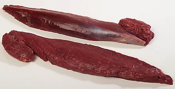 2 only (value pack) Chilled Grass Fed Venison (Red Deer) Tenderloin, 810g/pack, price/2 pack (1.62kg/$127/kg)