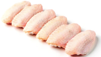 Organic (Halal) Chicken Mid Joint Wing (Malaysia), 500g pack (12-14 pcs), frozen