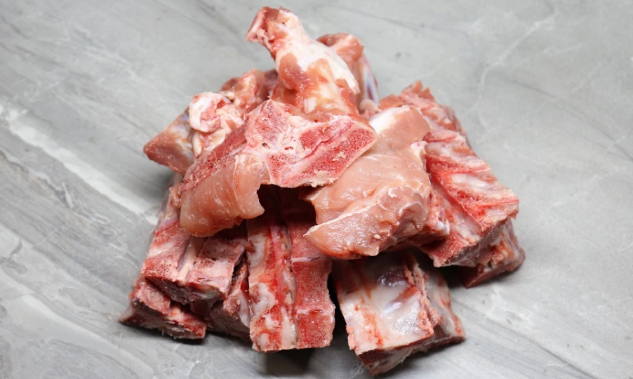 Pork Soft Bones (Aus), cut 25mm, 1kg, price/pack, frozen
