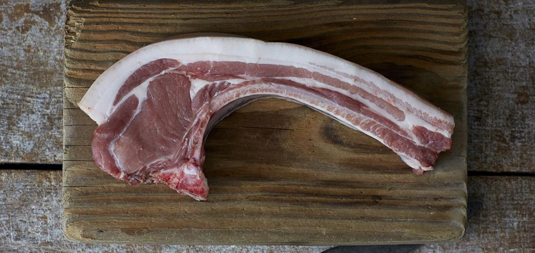 Tomahawk (Tomapork) Pork Chops, 290-315g, price/each frozen