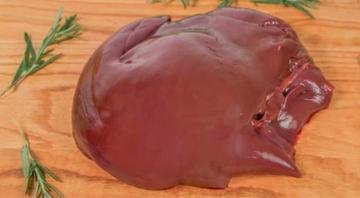 Pig Liver, 1.265-1.415kg, price/pack, frozen