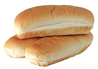Hotdog Buns, 70g, 152mm/6 inch long, price/10
