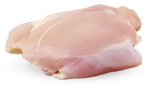 Organic (Halal) Chicken (Malaysia) Thigh (Skinless/bone in), 500g pack (3-4 pcs), frozen