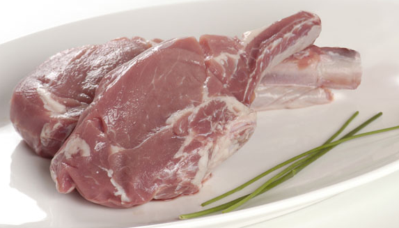 Milk Fed Veal Chop (Single Rib) $96/kg, frozen