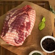 Chilled Grass Fed (Halal) Lamb Leg Roast ($40/kg) Boneless, Rolled, Netted, price/portion