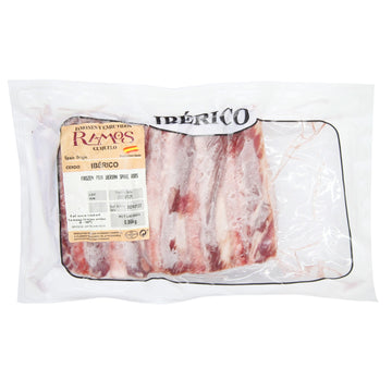 Iberian Pork Spare Ribs, frozen ($34/kg)
