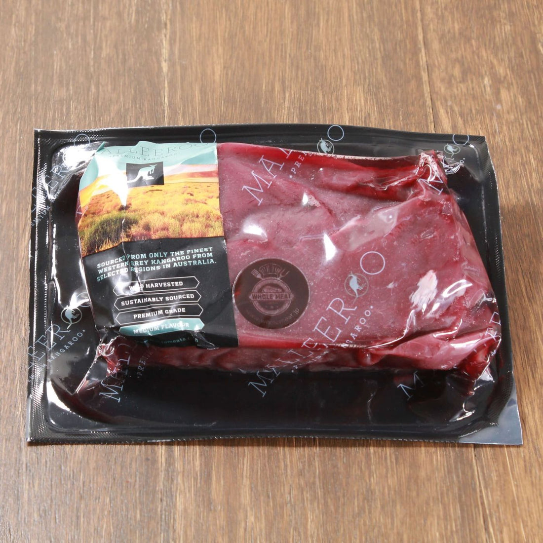 Kangaroo Striploin/Sirloin ($63/kg), frozen