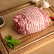 Chilled Grass Fed (Halal) Lamb Shoulder Roast, Boneless, Rolled, Netted, price/portion ($53/kg)