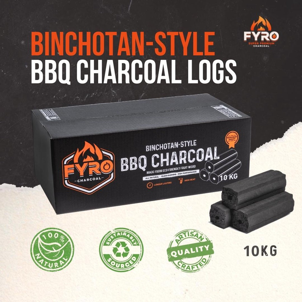 Binchotan style Charcoal Logs, 10kg