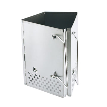 Stainless Steel Chimney Starter (Foldable with Carry Bag)
