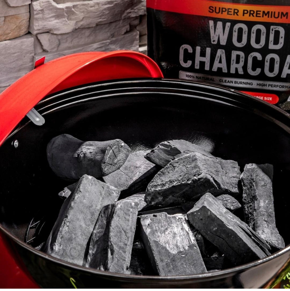 Super Premium Fruit Wood Lump Charcoal, 4kg