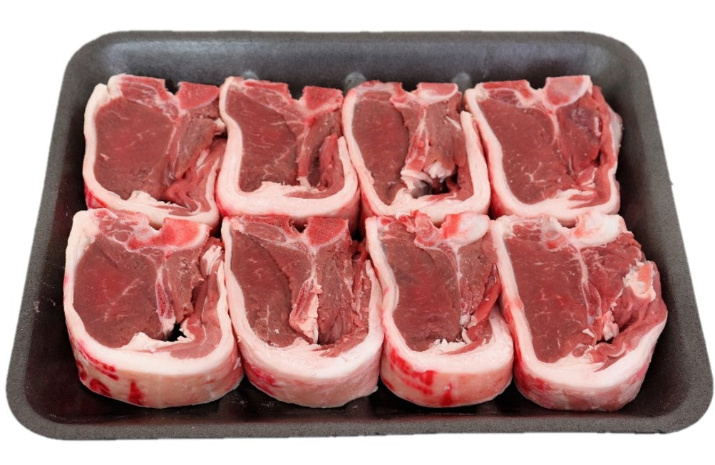 Grass Fed (Halal) Lamb Loin Chops, 6/pack of approx 500-600g, price/pack, frozen