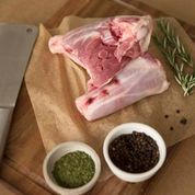 3 packs (value pack) Grass Fed (Halal) Lamb Hind Shanks, 2 pce/pack, approx 1160g, price/3 pack (approx 3.5kg), frozen ($34/kg)