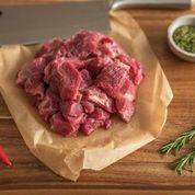 4 packs (value pack) Chilled Grass Fed (Halal) Angus Beef Premium Diced (500g pack), price/4 pack (2kg)