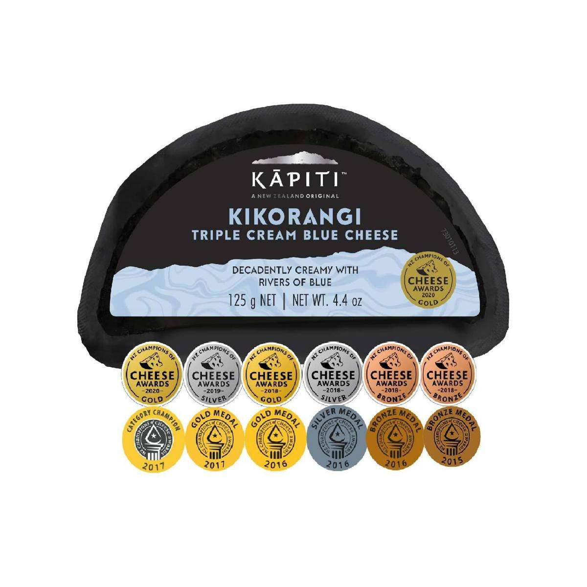 Kapiti Kikorangi Triple Cream Blue Cheese, 125g